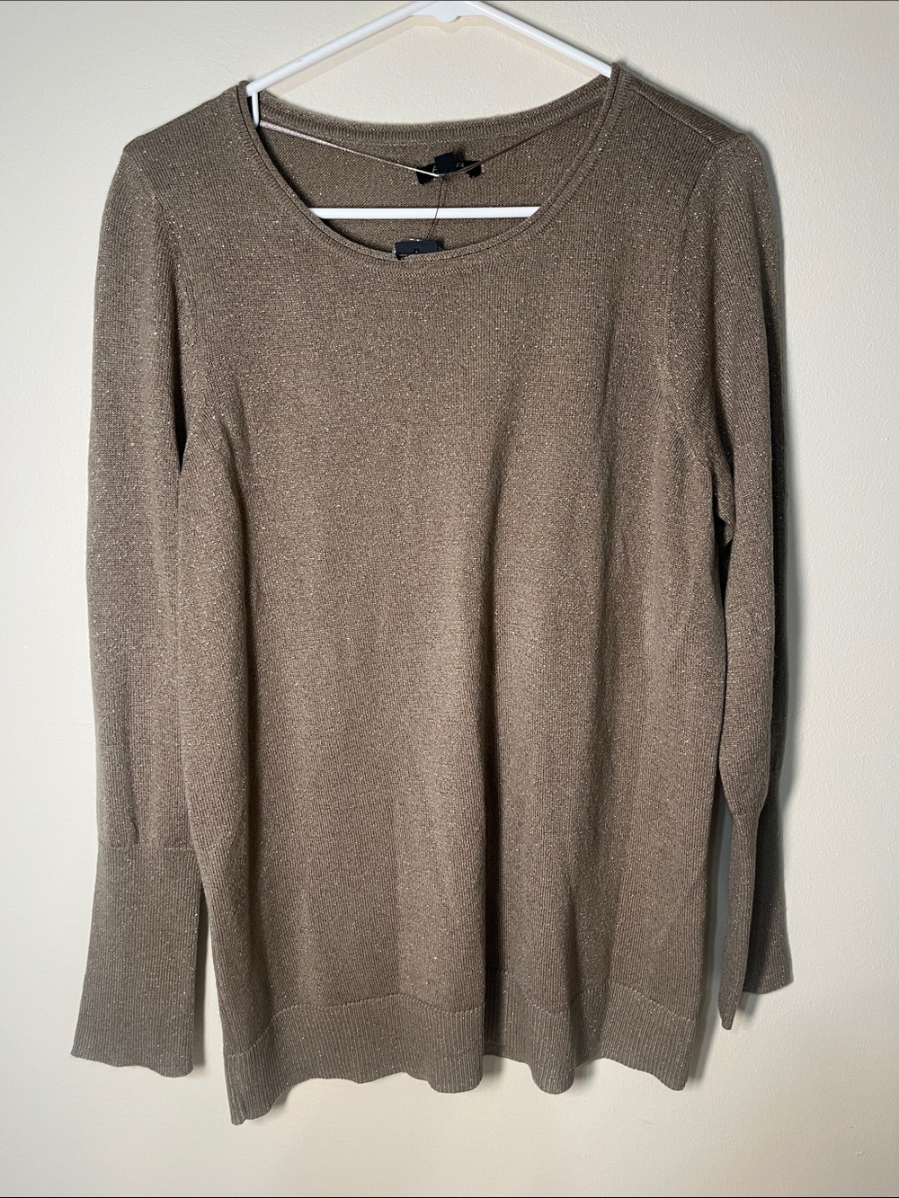 Apt. 9 Metallic Cinder Scoop-neck Sweater